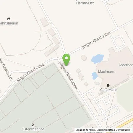 Standortübersicht der Tankstelle Stadtwerke Hamm GmbH in 59065 Hamm