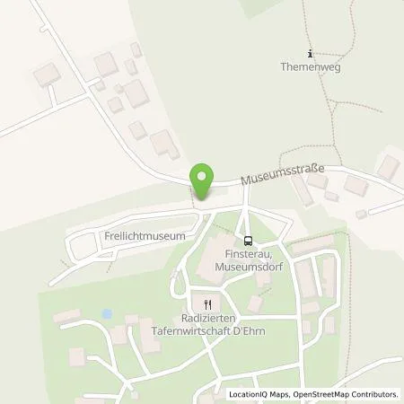 Standortübersicht der Tankstelle Zweckverband Niederbayerische Freilichtmuseen in 94151 Mauth