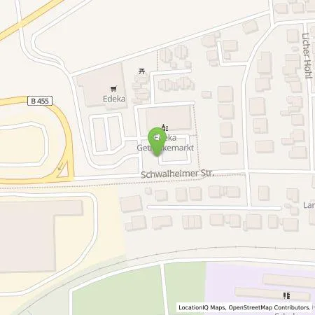 Standortübersicht der Tankstelle TEAG Mobil GmbH in 61169 Friedberg (Hessen)