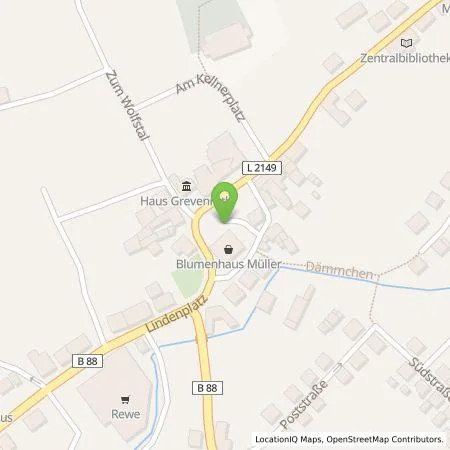 Standortübersicht der Tankstelle TEAG Mobil GmbH in 99330 Gräfenroda