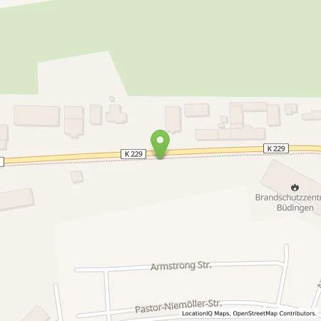 Standortübersicht der Tankstelle Oberhessische Versorgungsbetriebe AG in 63654 Büdingen