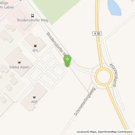 Standortübersicht der Tankstelle ALDI Nord Deutschland Stiftung & Co. KG in 24235 Laboe