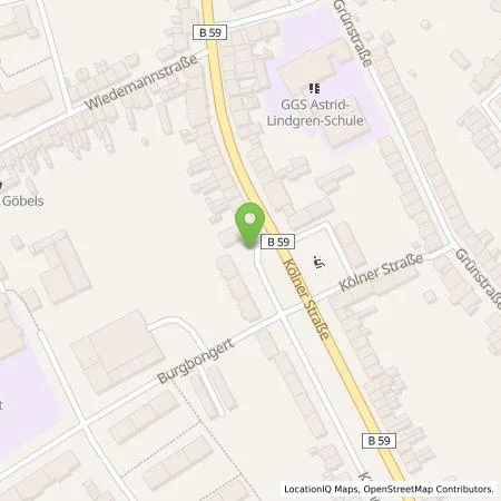 Standortübersicht der Tankstelle HOCHTIEF Ladepartner GmbH in 41199 Mönchengladbach