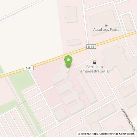 Standortübersicht der Tankstelle E.ON Drive GmbH in 64625 Bensheim