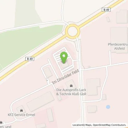 Standortübersicht der Tankstelle Plenitude On The Road S.r.l. in 36304 Alsfeld