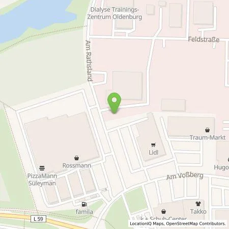 Standortübersicht der Tankstelle E.ON Drive GmbH in 23758 Oldenburg in Holstein