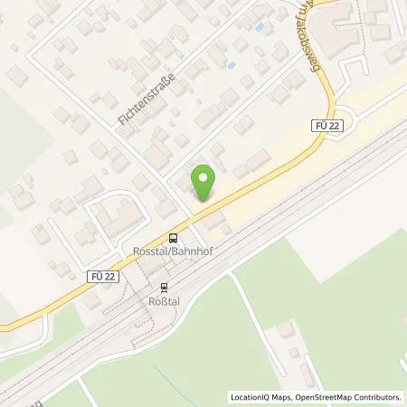 Standortübersicht der Tankstelle N-ERGIE Aktiengesellschaft in 90574 Roßtal