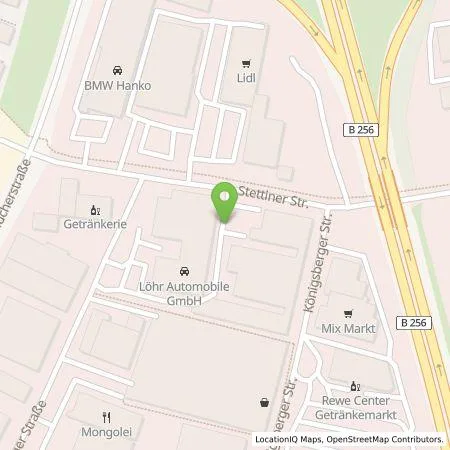 Standortübersicht der Tankstelle Löhr Automobile GmbH in 56564 Neuwied