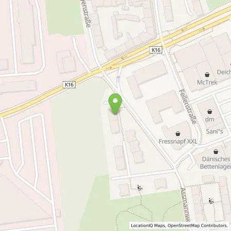 Standortübersicht der Tankstelle E.ON Drive GmbH in 45141 Essen