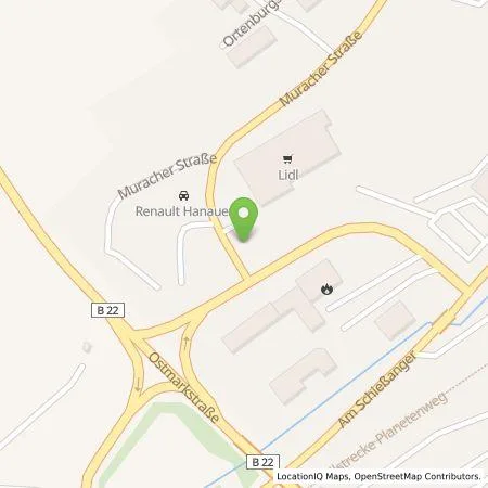 Standortübersicht der Tankstelle Lidl Dienstleistung GmbH & Co. KG in 92526 Oberviechtach