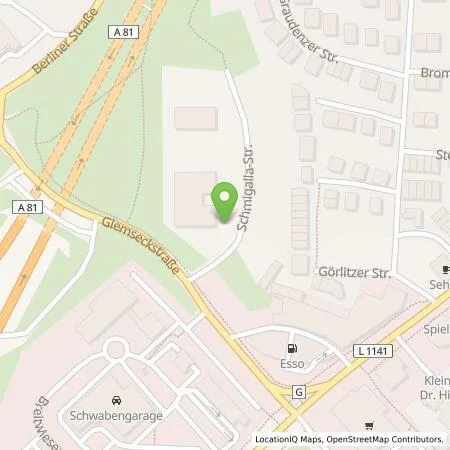 Standortübersicht der Tankstelle EnBW Ostwürttemberg DonauRies AG in 71229 Leonberg