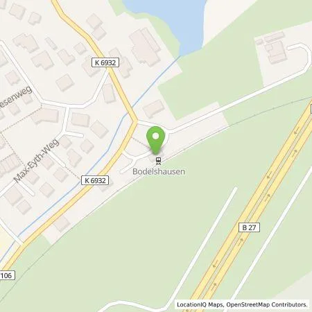 Standortübersicht der Tankstelle EnBW Ostwürttemberg DonauRies AG in 72411 Bodelshausen