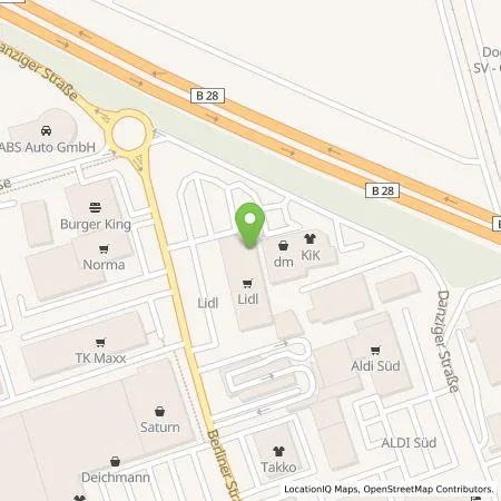 Standortübersicht der Tankstelle Lidl Dienstleistung GmbH & Co. KG in 89250 Senden