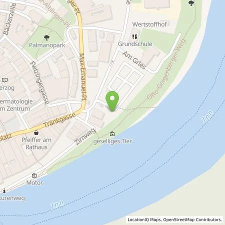 Standortübersicht der Tankstelle Wasserburger Energie GmbH in 83512 Wasserburg a. Inn