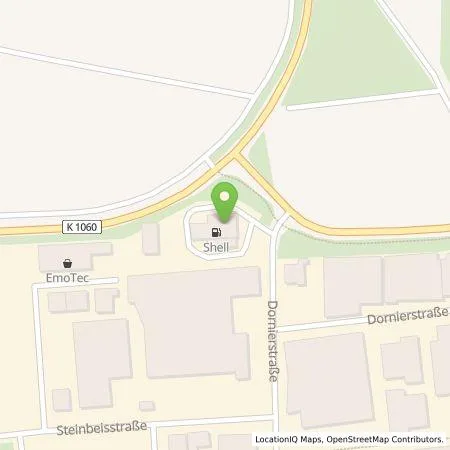 Standortübersicht der Tankstelle Shell Deutschland GmbH in 71272 Renningen