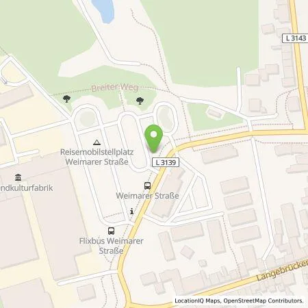 Standortübersicht der Tankstelle RhönEnergie Fulda GmbH in 36039 Fulda