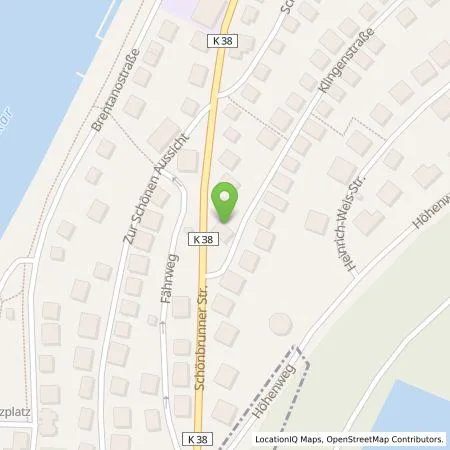 Standortübersicht der Tankstelle Thomas Uhrig in 69434 Hirschhorn (Neckar)