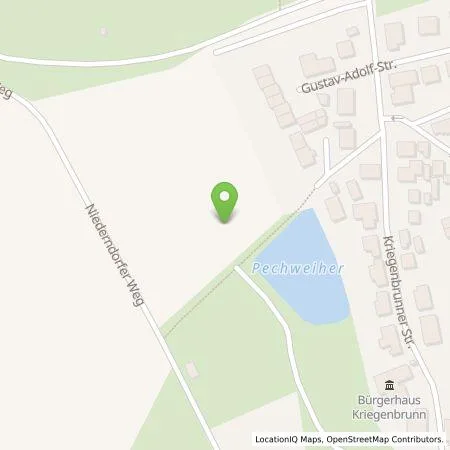 Standortübersicht der Tankstelle Peter Hufnagel in 91056 Erlangen