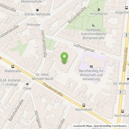 Standortübersicht der Tankstelle Servipark Deutschland GmbH in 52062 Aachen