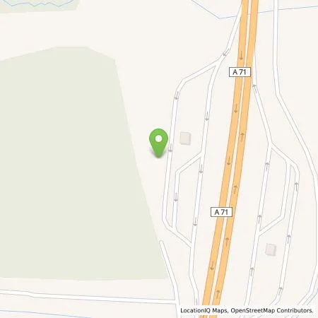 Standortübersicht der Tankstelle Autostrom plus GmbH in 97490 Poppenhausen