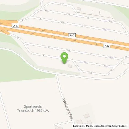 Standortübersicht der Tankstelle Autostrom plus GmbH in 74564 Crailsheim