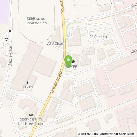 Standortübersicht der Tankstelle Plenitude On The Road S.r.l. in 93413 Cham