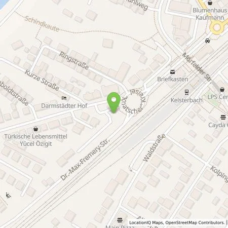 Standortübersicht der Tankstelle Mainova AG in 65451 Kelsterbach