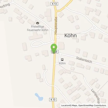 Standortübersicht der Tankstelle Michael Holst in 24257 Köhn