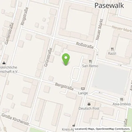 Standortübersicht der Tankstelle TotalEnergies Charging Solutions Deutschland GmbH in 17309 Pasewalk