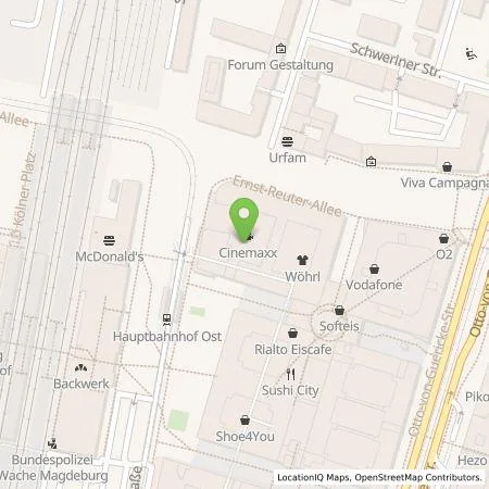 Standortübersicht der Tankstelle BRAWO GE Solution LIS GmbH in 39104 Magdeburg