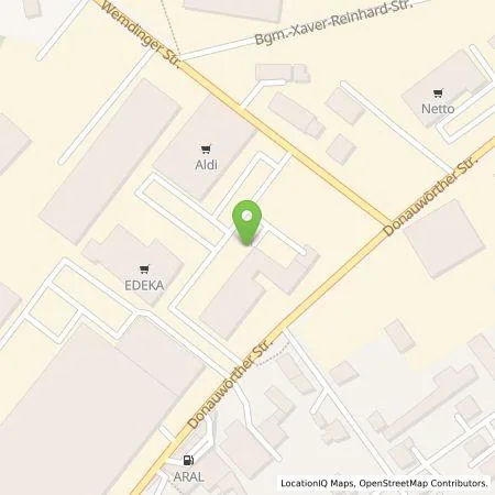 Standortübersicht der Tankstelle LEW Natur GmbH in 86653 Monheim