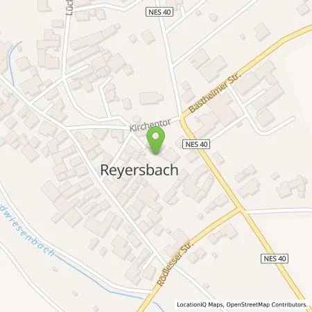 Standortübersicht der Tankstelle Jochen Menninger in 97654 Bastheim