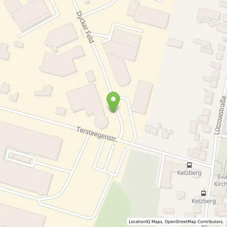 Standortübersicht der Tankstelle Stadtwerke Solingen GmbH in 42653 Solingen