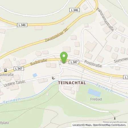 Standortübersicht der Tankstelle deer GmbH in 75385 Bad Teinach-Zavelstein