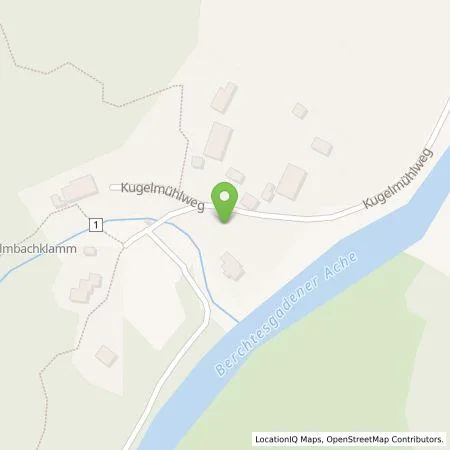 Standortübersicht der Tankstelle Energie Südbayern GmbH in 83487 Marktschellenberg