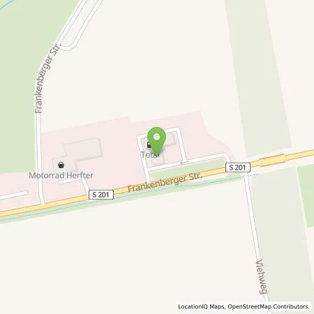 Standortübersicht der Tankstelle TotalEnergies Charging Solutions Deutschland GmbH in 09661 Hainichen