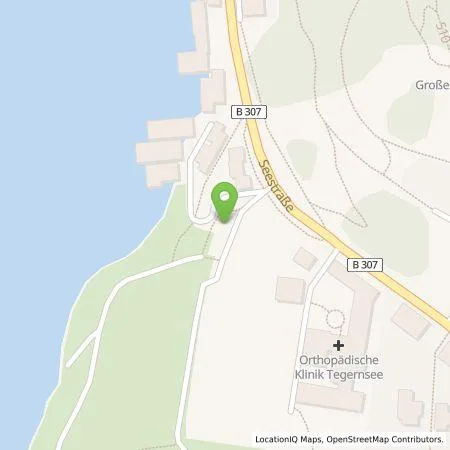 Standortübersicht der Tankstelle Elektrizitätswerk Tegernsee Vertriebs- und Service-KG in 83684 Tegernsee