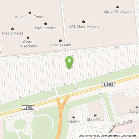 Standortübersicht der Tankstelle Shell Deutschland GmbH in 65203 Wiesbaden