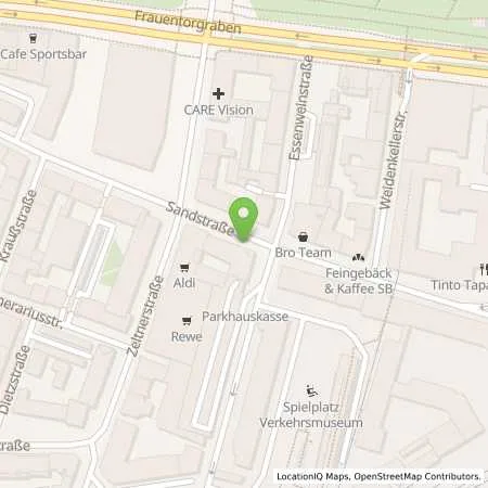 Standortübersicht der Tankstelle N-ERGIE Aktiengesellschaft in 90443 Nürnberg