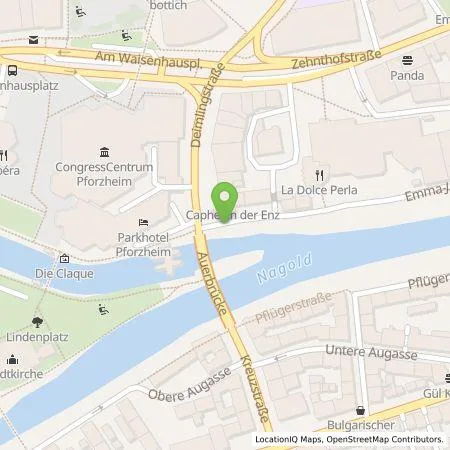 Standortübersicht der Tankstelle SWP Stadtwerke Pforzheim GmbH&Co.KG in 75175 Pforzheim