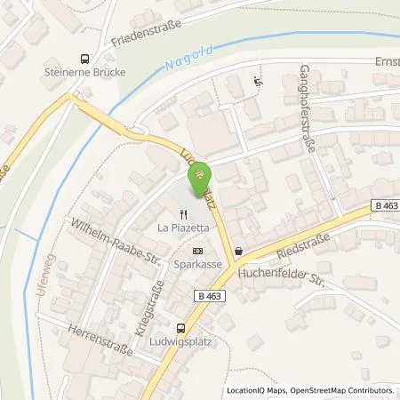 Standortübersicht der Tankstelle SWP Stadtwerke Pforzheim GmbH&Co.KG in 75180 Pforzheim