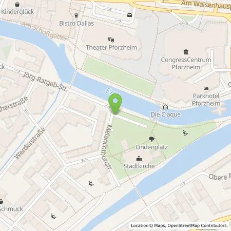 Standortübersicht der Tankstelle SWP Stadtwerke Pforzheim GmbH&Co.KG in 75173 Pforzheim