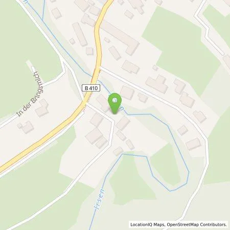 Standortübersicht der Tankstelle Weiland Besitzgesellschaft mbH in 54689 Irrhausen