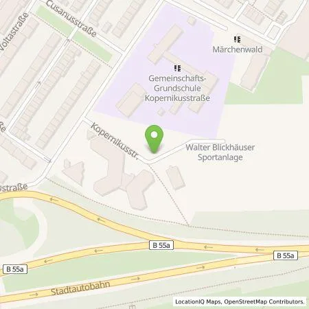 Standortübersicht der Tankstelle TankE GmbH in 51065 Köln