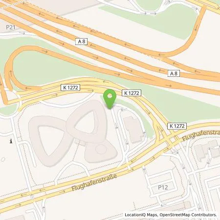 Standortübersicht der Tankstelle Flughafen Stuttgart GmbH in 70629 Stuttgart