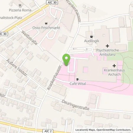 Standortübersicht der Tankstelle Energie Südbayern GmbH in 86551 Aichach