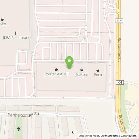 Standortübersicht der Tankstelle EnBW mobility+ AG und Co.KG in 50829 Köln