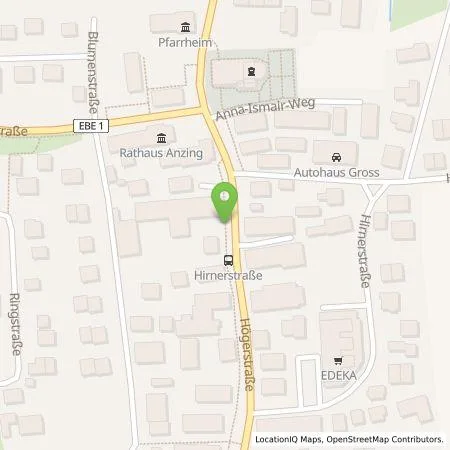 Standortübersicht der Tankstelle Energie Südbayern GmbH in 85646 Anzing