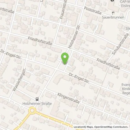 Standortübersicht der Tankstelle Albwerk Elektro- und Kommunikationstechnik GmbH in 73054 Eislingen /Fils