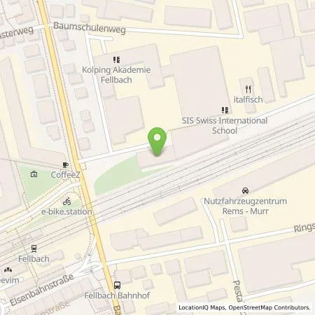 Standortübersicht der Tankstelle GP Joule Connect GmbH in 70736 Fellbach